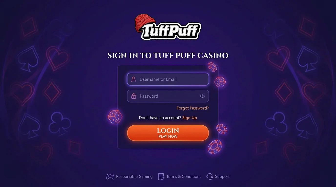 TuffPuff Casino Login